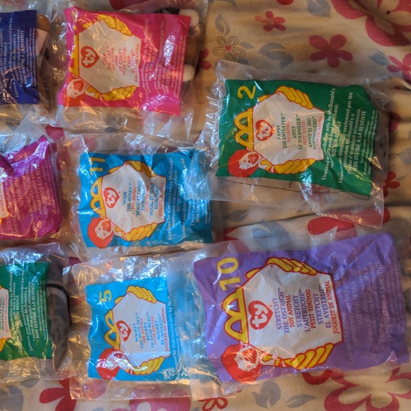 Sealed Mc Donalds Vintage Ty 1999 Stuffed Toy Animals Bundle 8 piece bundle lot - Picture 4 of 14